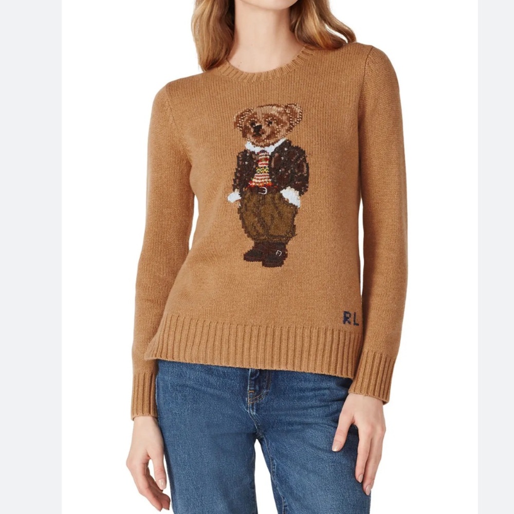 Polo by Ralph Lauren Brown Bear Sweater